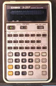 Vintage Casio FX-201P Scientific Calculator