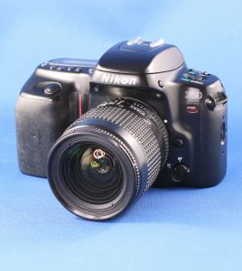 Nikon F50 SLR 35mm Film Camera with Nikon AF Nikkor 28-80mm 1:3.5-5.6D Lens