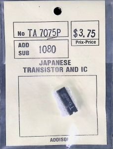 TA7075P Integrated Circuit